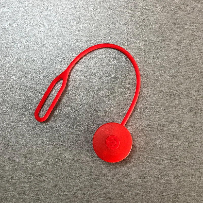 Outdoor Backpack Lights Silicone LED Night Running Warning Light Camping Riding Wind Rope Light Travel Equipment Tool Safety Qme Red