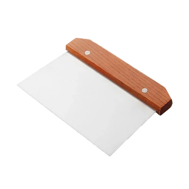 Stainless Steel Pasty Cutters Noodle Knife Cake Scraper Scale Baking Qme 1Pcs
