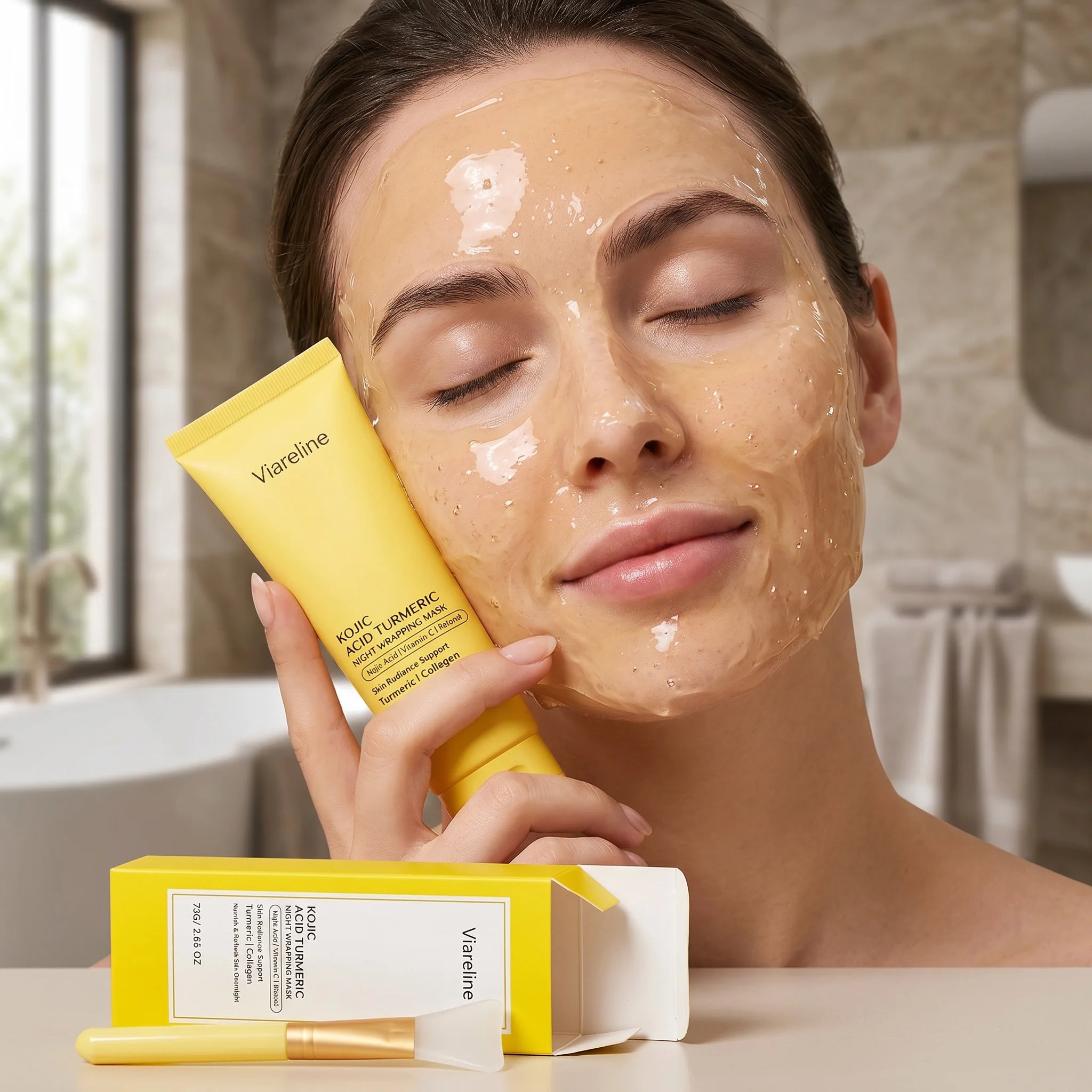 Viareline Peel Off Mask Firm Skin Deep Cleansing Blackheads Removal Qme