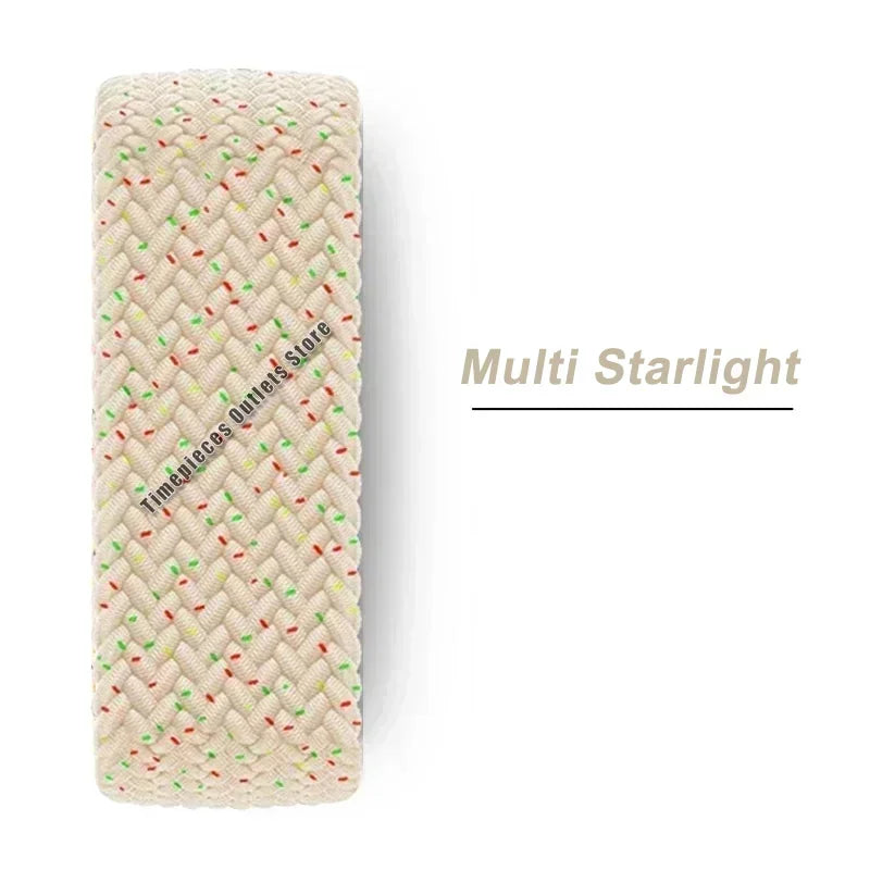 Braided Solo Strap For Apple Watch Band 45mm 49mm 44mm 42mm 41mm 40mm Nylon Correa Bracelet iWatch series 9 7 SE 6 8 5 Ultra 4 3 Qme