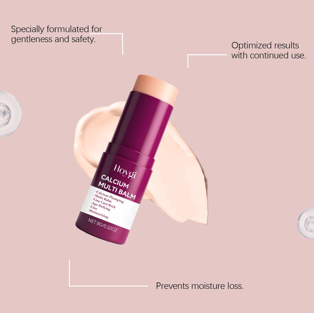 Calcium Multi Balm Firming Lightweight Hydrating Face Balm Tightening Smoothing Moisturing Stick Daily Skincare Qme