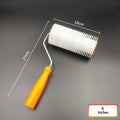 10/16/24CM Defoaming Drum Brush Spike Roller Latex Floor Self Compound Roller Leveling Screed Spiked Roller Paint Brush Roll Qme A2