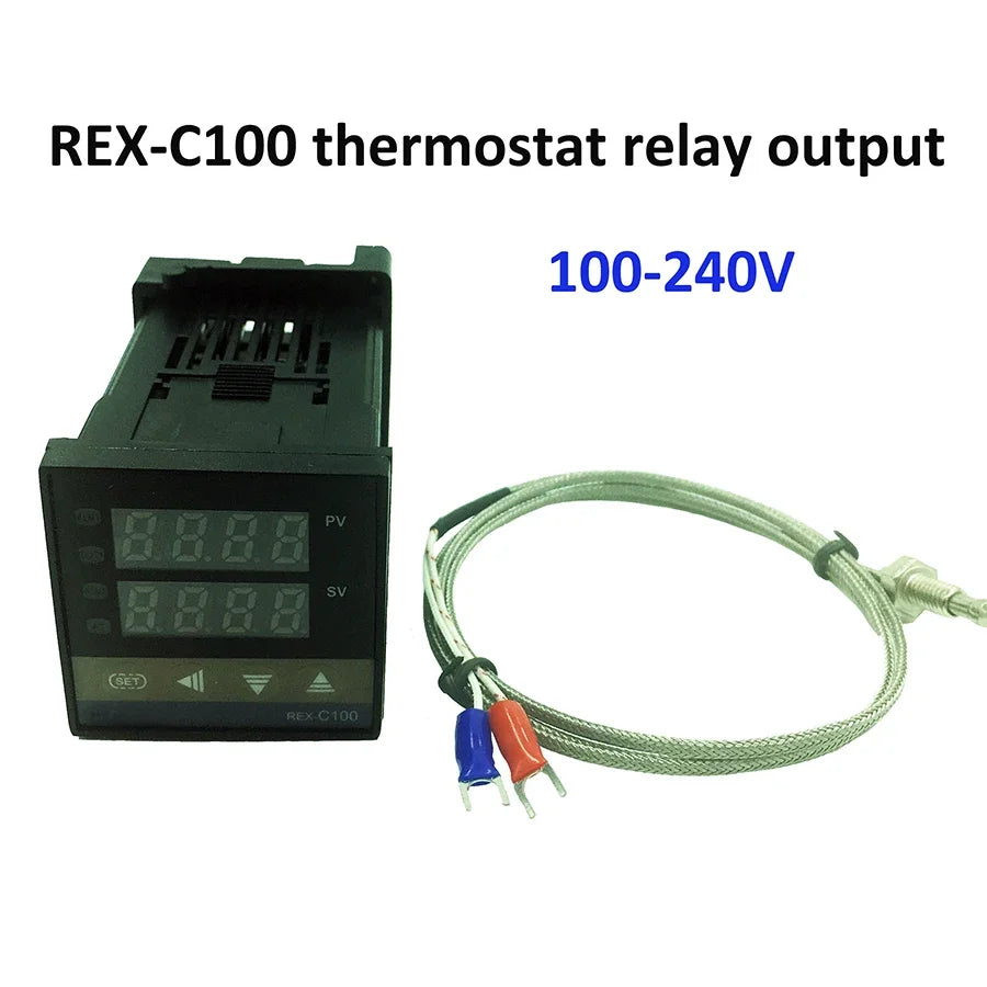 REX-C100 Digital Temperature Controller Thermostat Relay Output K Qme