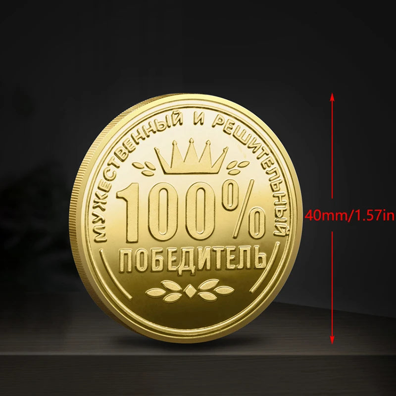 100 Decision Ancient Bronze Commemorative Coins Collector's Crown Qme