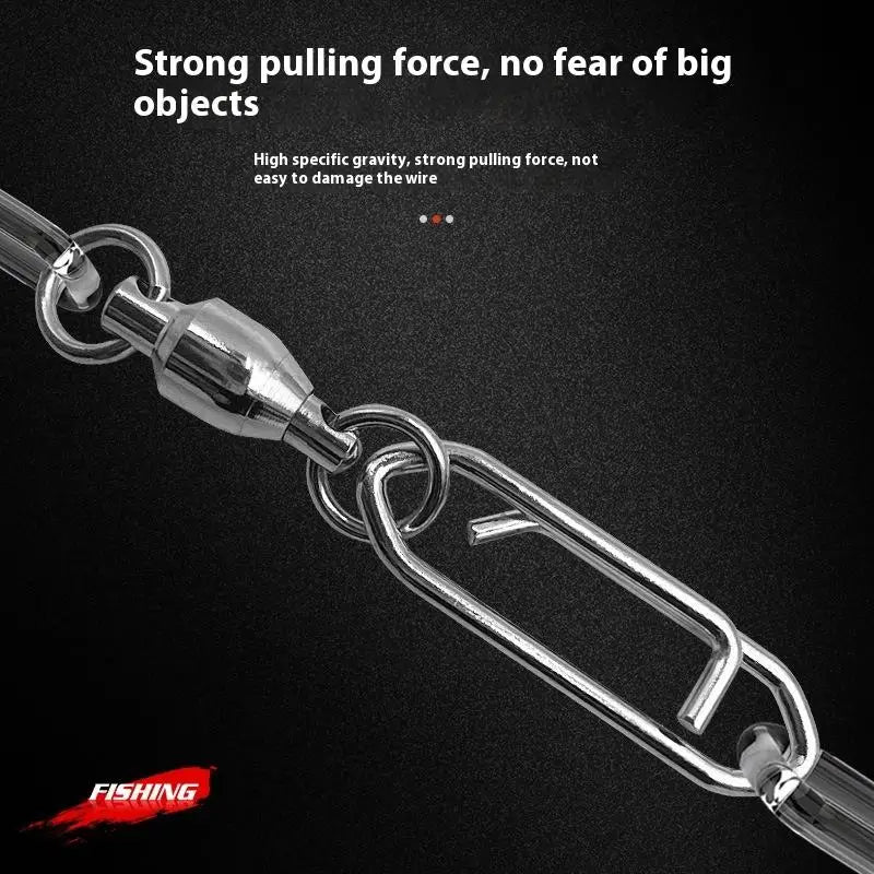 Fishing Rolling Swivel Power Clips Quick Change Snap Swivels Qme