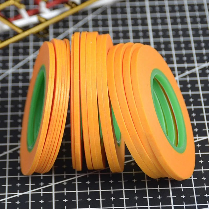 Model Spraying Coating Color Ultra Tape Fine DIY Special Masking Wide 1mm/2mm/3mm 18m Model Covering Tape Qme