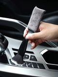 1 Car Air Conditioning Vent Cleaning Brush Interior Tool Dual Head Qme black