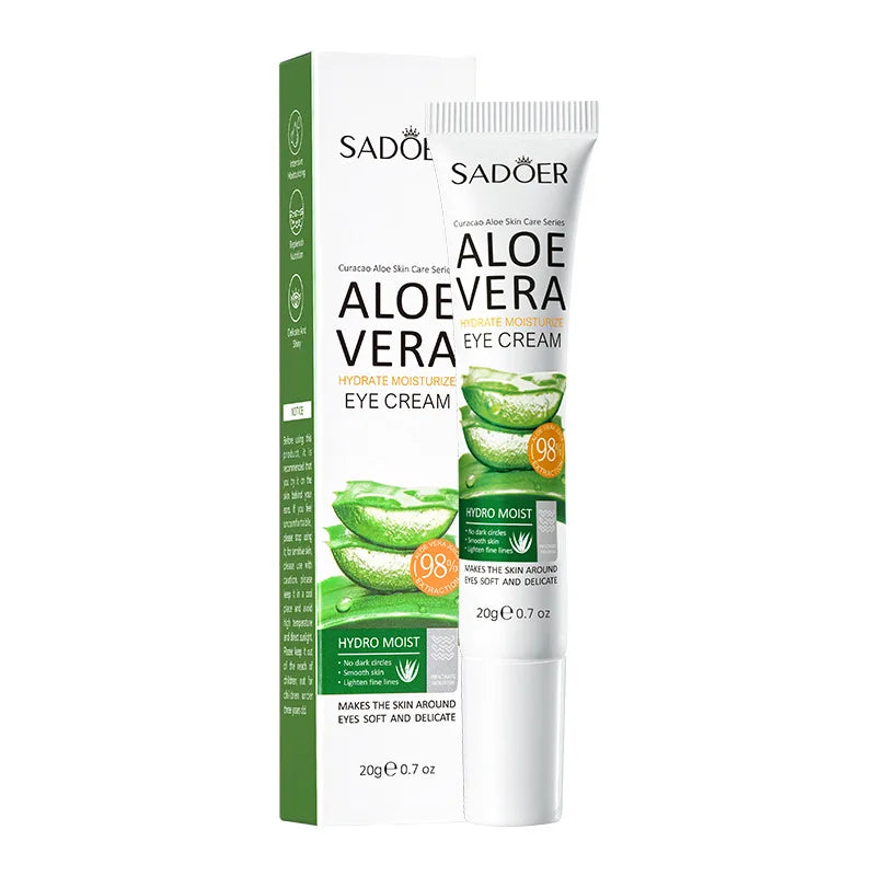 Aloe Vera Eye Cream Deep Hydration Soothing Repair Reduces Dark Qme