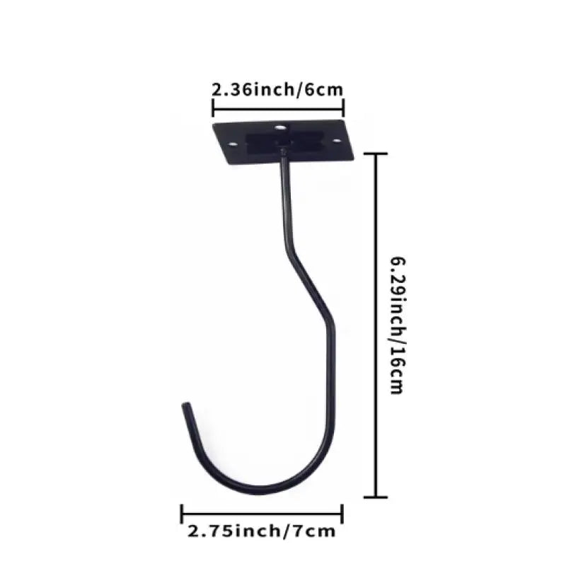 Under Banana Hook Can Be Fixed Screws Metal Multi-purpose Keep Qme