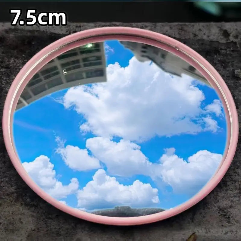 Portable Makeup Mirror Handheld Photography Mirrors Round Convex Qme A3