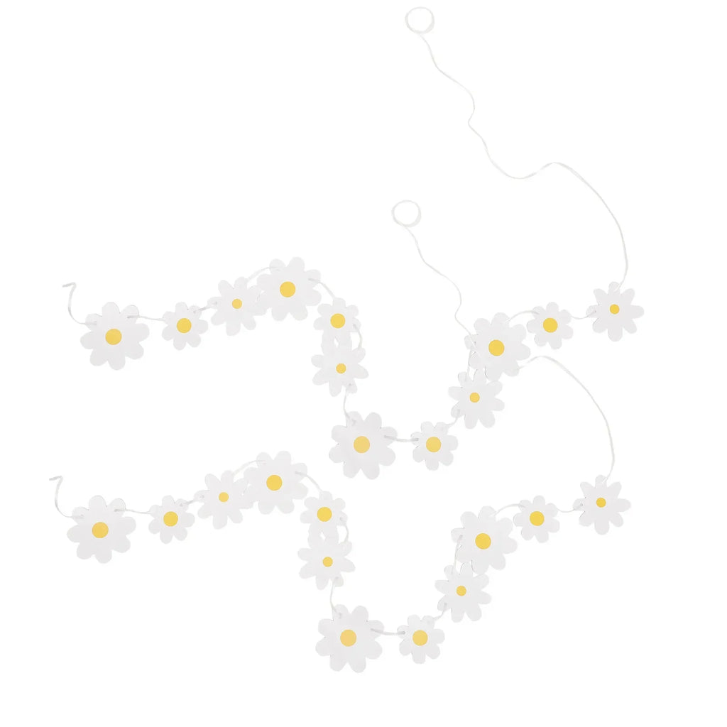 2Pcs Birthday Party Banner Flower Garland Chrysanthemum Paper Decoration Reusable Hanging Party Decorations for Wall Window Qme 2pc