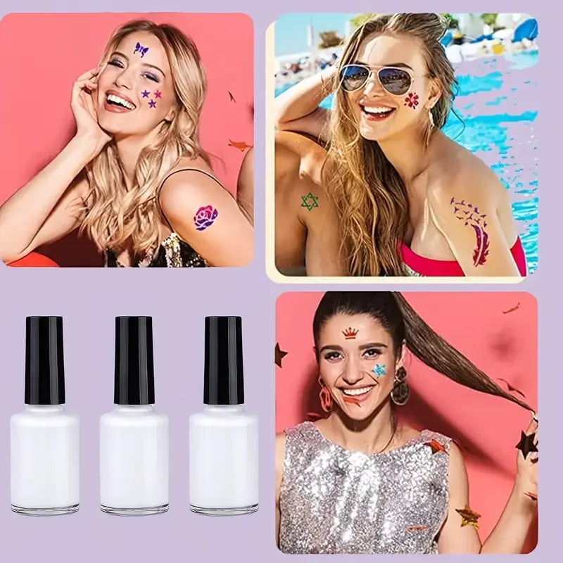 3-Pack Liquid Body Paint Glue Adhesive Multifunctional Waterproof Qme