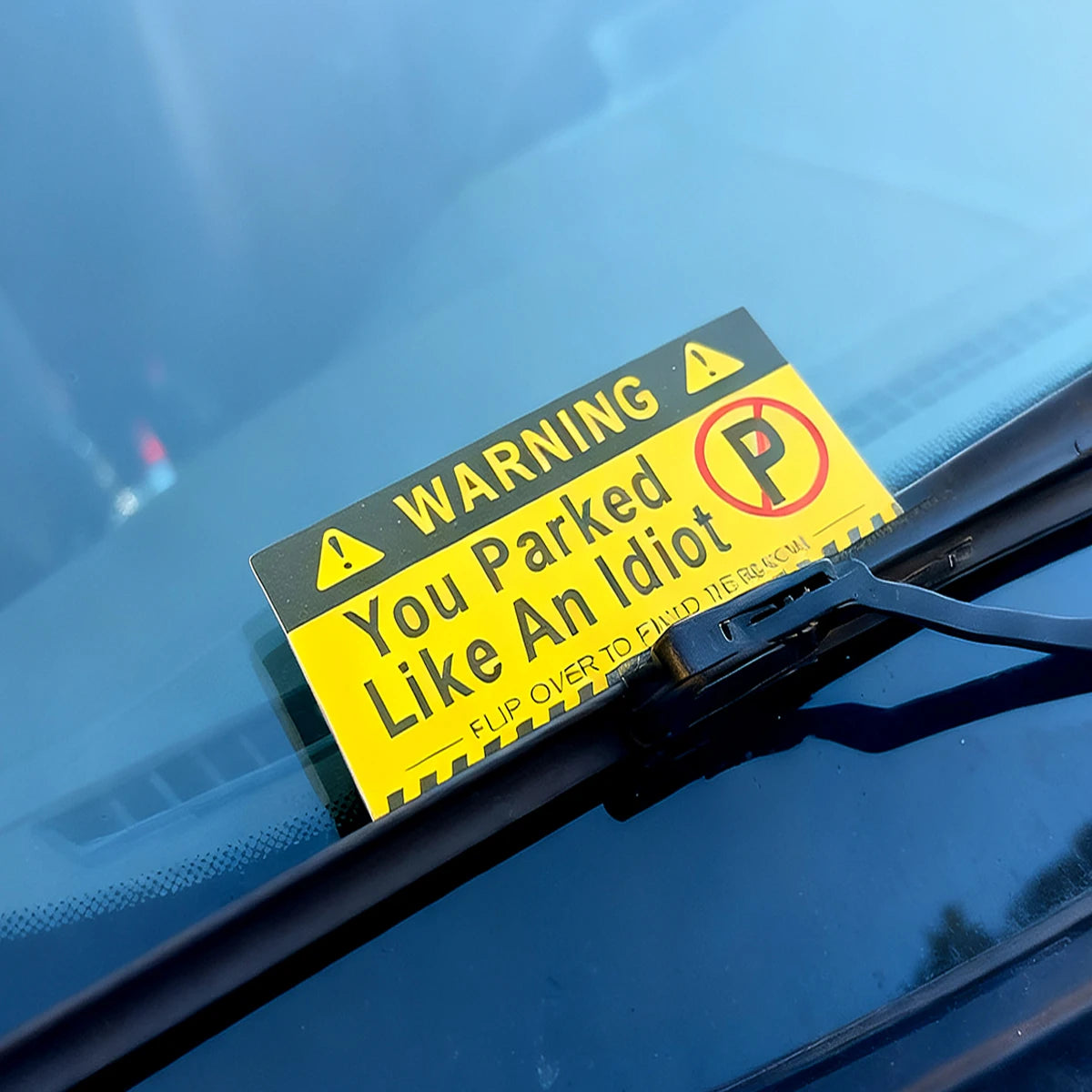 50 Pieces Bad Parking Cards You Parked Like an Idiot Funny Cardboard Parking Violation Cards with Multiple Violation Reasons Qme