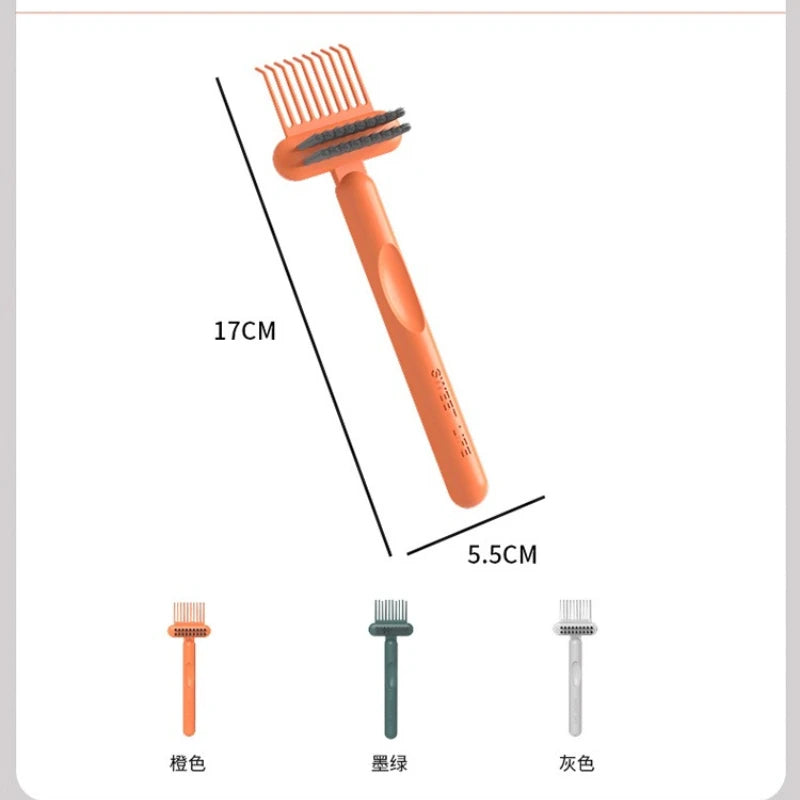 Comb Cleaning Brush Simple Hollow Air Bag Curly Hair Massage Tool Qme