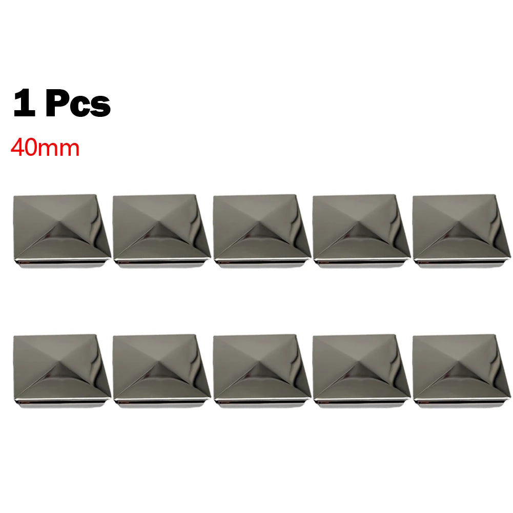 Square Closure Cap Post Cap 1/10pcs 16/20/25/30/36mm Practical Square 40/50/60/80/100mm Garden Fencing Supplies Qme 10pcs 40mm