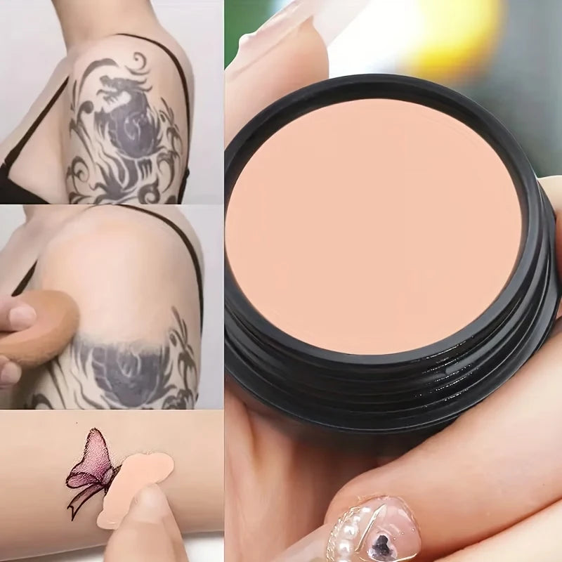 Clear Concealer Cream Waterproof Sweat Proof Durable Natural Finish Qme
