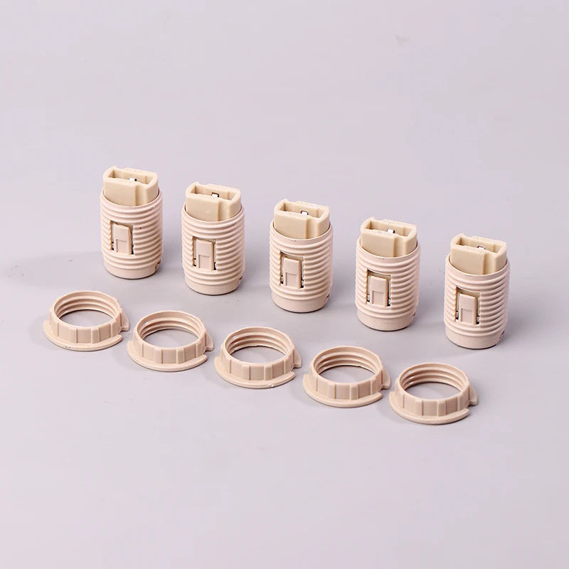 G9 Lamp Holder Ring Bases Socket Plastic Shell Ceramic M10 Bracket Qme