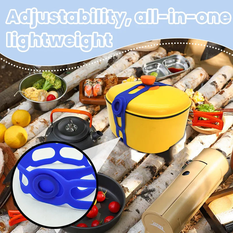 Universal Reusable Lid Strap Crockpot Food Containers Boxes Qme