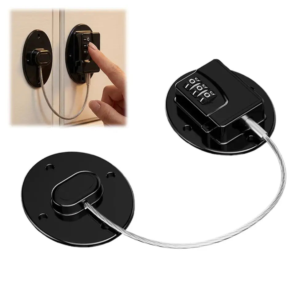 Keyless Digital Lock Fridge Drawers Window Multi-purpose Child Proof Qme 1pcs