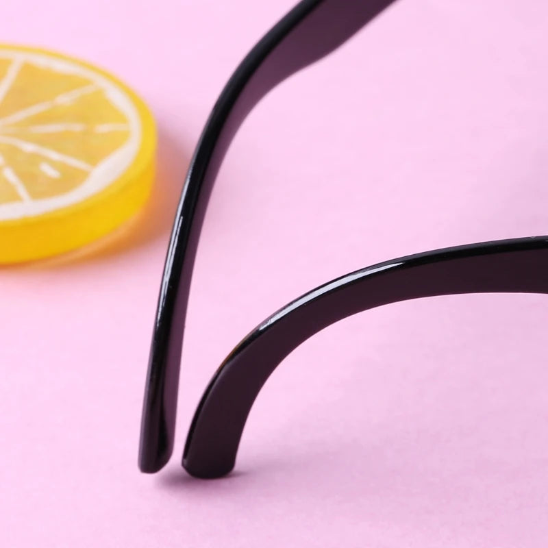 1Pc New Fancy Glasses Photobooth Props Censorship Black Eye Covered Bar Internet Sunglasses for Costume Xmas Party Cosplay Qme