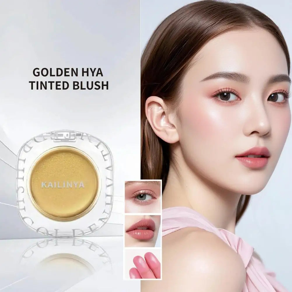 Golden Changing Blush 3-in-1 Tinted Hydrating Blusher Cream Cheeks Qme