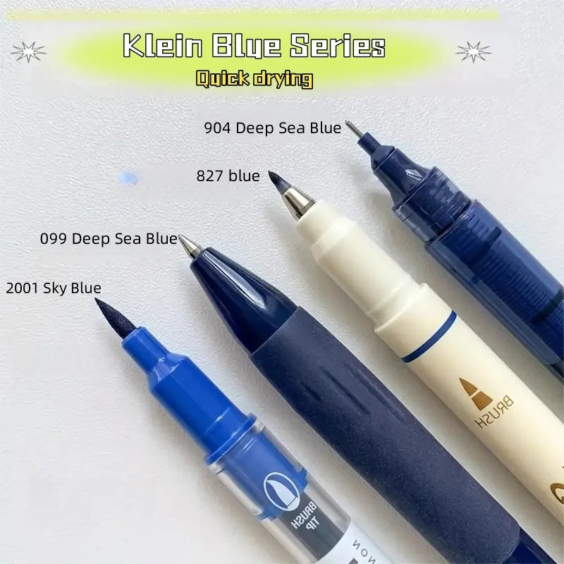 4Pcs Vintage Pens Set, Quick-Dry Ink for Smooth Writing,Compatible with Multiple Tips,Ideal for Office Work & Notebooks Qme 4pcs blue