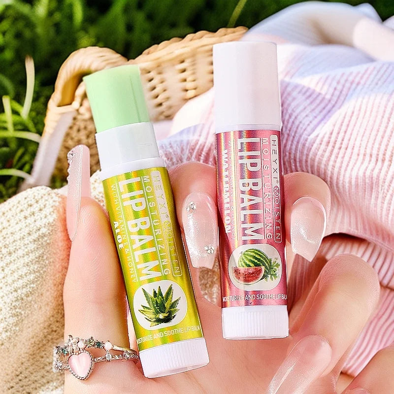 Fruit Flavor Lipstick Moisturizing Suitable All Skin Lip Care Qme