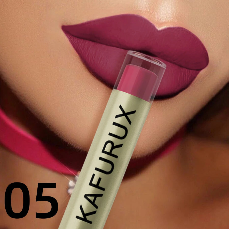 20 Colors Dark Brown Nude Liquid Lipsticks Waterproof Velvet Matte Qme 05