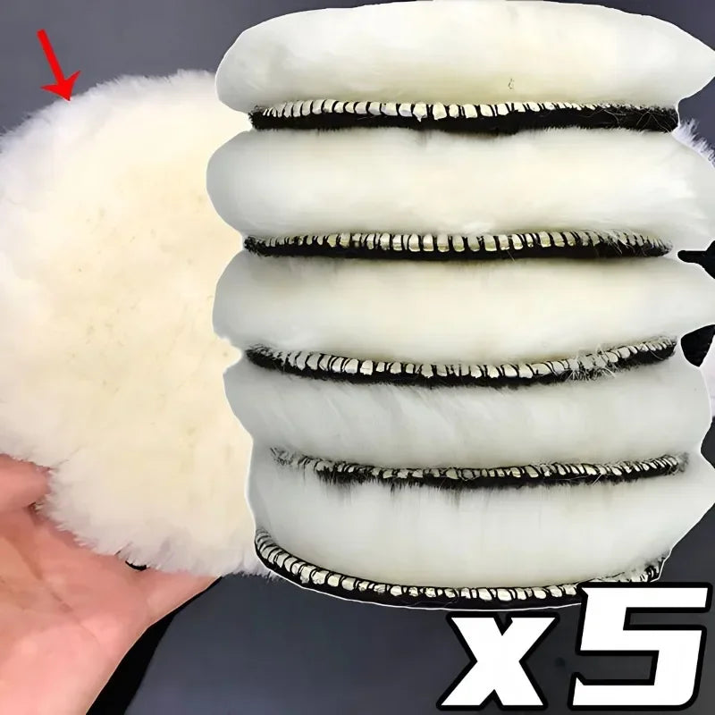 3/4/5/6/7 Inch Polishing Kit One Polishing Pad Car Waxing Sponge Disk Wool Wheel Auto Paint Care Polisher Pads for Car Polisher Qme