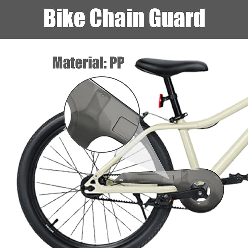 Durable Bike Chain Guard 32-36 Teeth Universal Fit Kids Bicycle Cover Qme