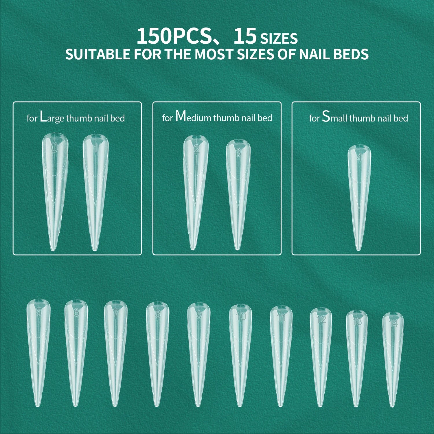 Nailpop Butterfly Nail Dual Forms 15 Sizes Reusable French Extension Qme