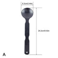 Professional Frosted Transparent Black Handheld Eye Occluder Vision Qme A Black
