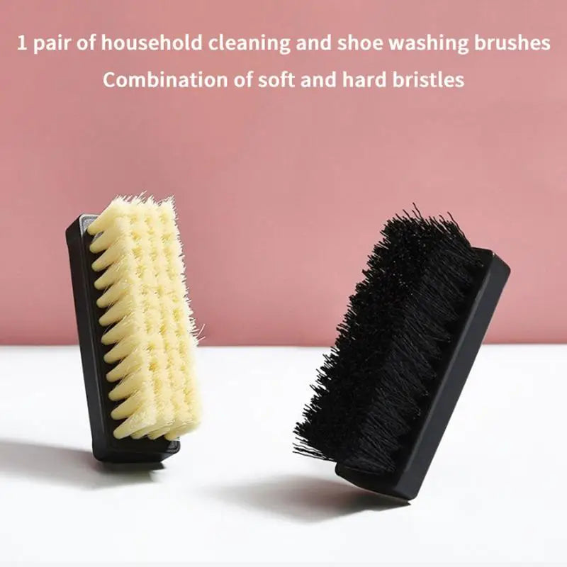Professional Nylon Shoe Brush Soft Hard Bristles Delicate Materials Qme Default Title