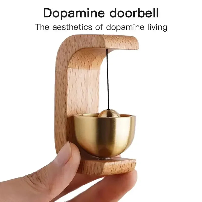 Magnetic Inhalation Home Wind-bell Beech Car Into Door Remind Bell Qme
