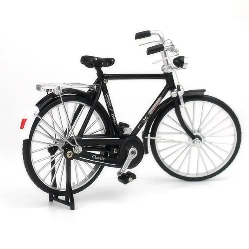 New 1:10 Mini Alloy Model Bicycle Diecast Metal Finger Mountain Racing Bike Adult Simulation Collection Gifts Toys for boys Qme