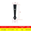 Durable 2PCS Furniture Cupboard Door Hinge Folding Black Iron Hinge For The Cabinet Door Hardware Accessories For Home Use Qme A1