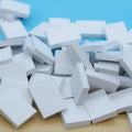 10-Piece Miniature White Book Set - DIY Model Accessories for Turnable Pages, Dollhouses, and Mini Libraries Qme 10PCS