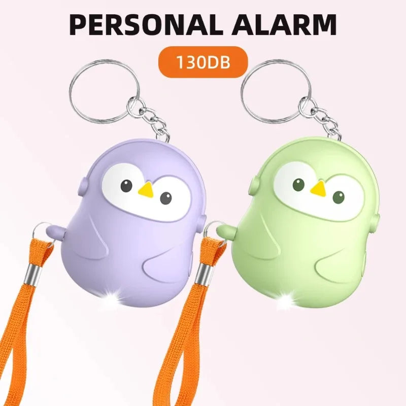 2PCS New Women's Self-Defense Personal Alarm Anti-Robbery Device Outdoor Siren for Personal Safety Qme