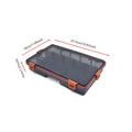 Fishing Tackle Box Large Capacity Accessories Tool Storage Fish Hook Qme L Orange