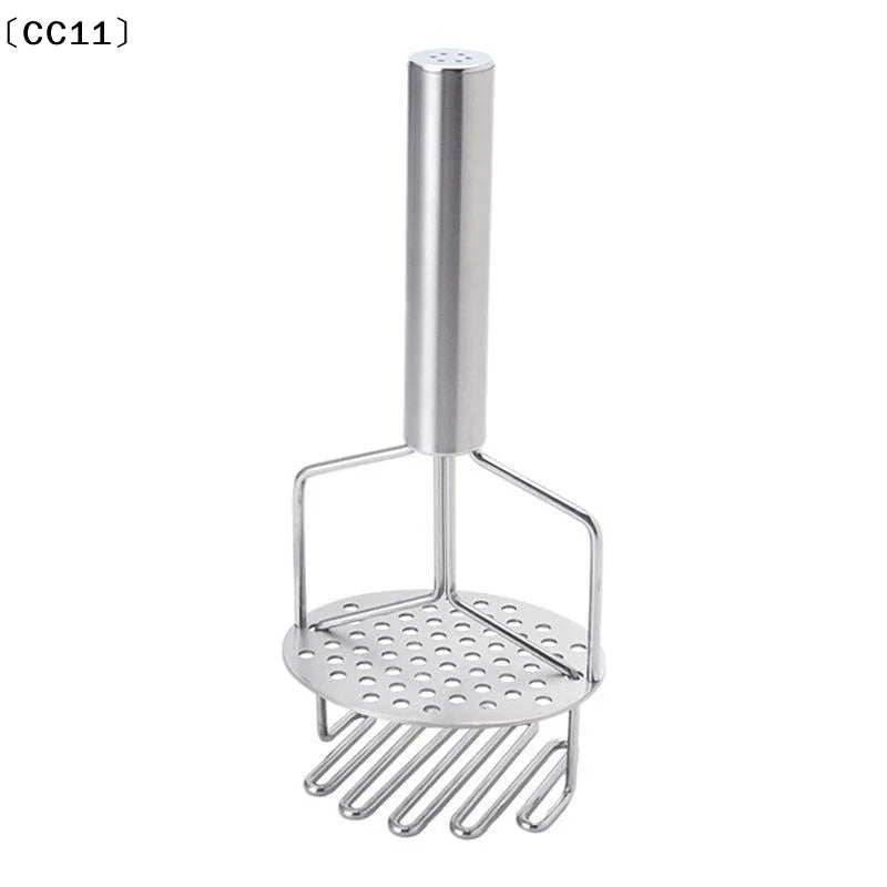 Stainless Steel Potato Press Mashed Potatoes Double-layer Kitchen Qme