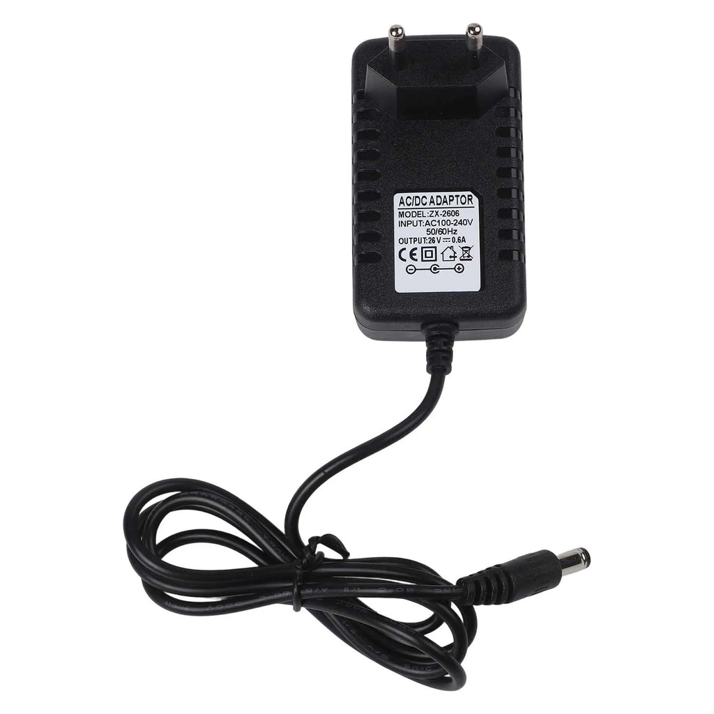 Charging Cable Adaptor 26V 0.6A EU Plug Vacuum Cleaner Accessories For Grundig VCP3830 Cordless Handheld Vacuum Cleaner Charger Qme