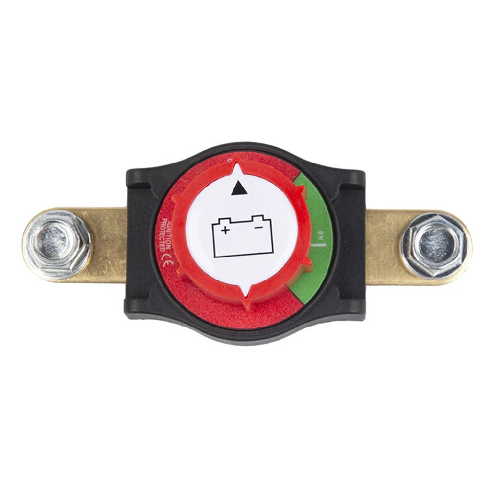 On/Off 300A Battery Disconnect Switch Top Post Battery Switch Battery Cut Off Switch for Car Vehicle RV and Boat Qme