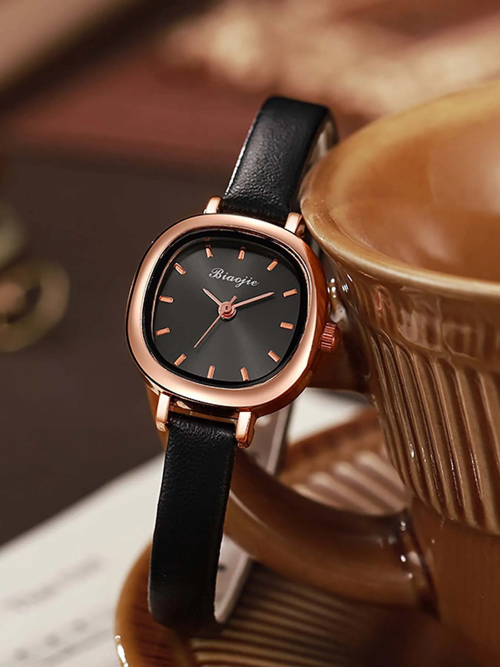 6-piece female student ins style design exquisite retro art simple temperament high beauty watch set Qme