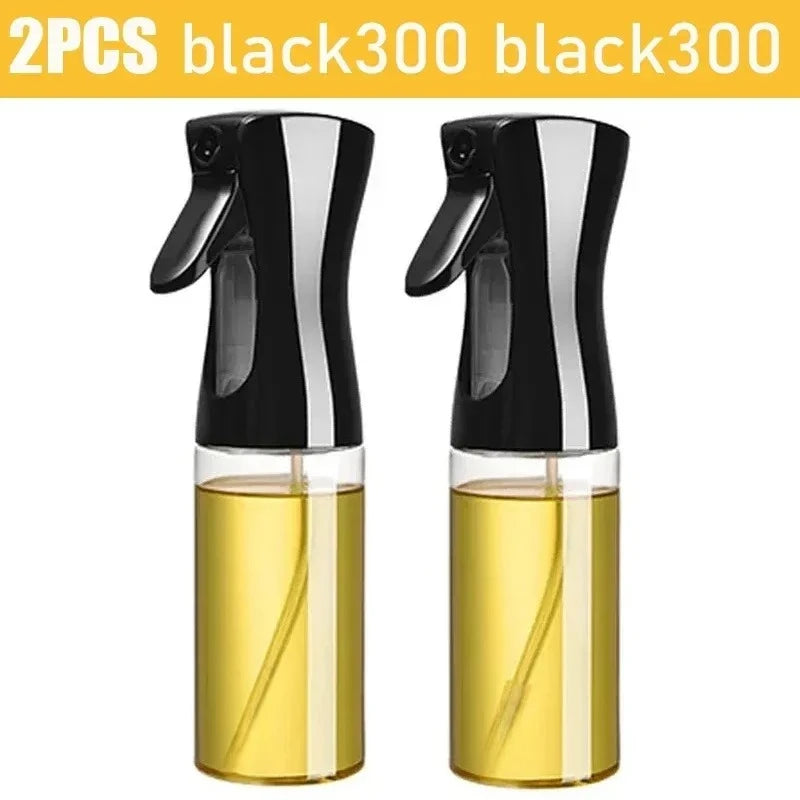 200/300/500ml Olive Oil Spray Bottle Cooking Dispenser Camping, Baking, Vinegar, Soy sauce, Spray Containers Qme 2pc 300ml