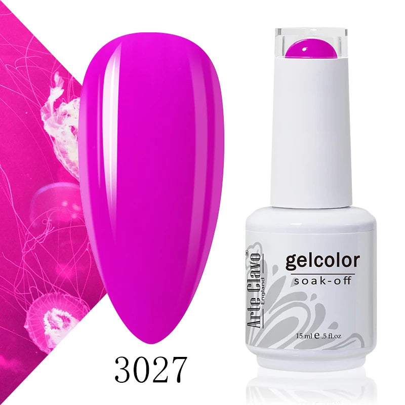 Arte Clavo Macaron Spring Series Gel Nail Polish Pigment Semi Qme