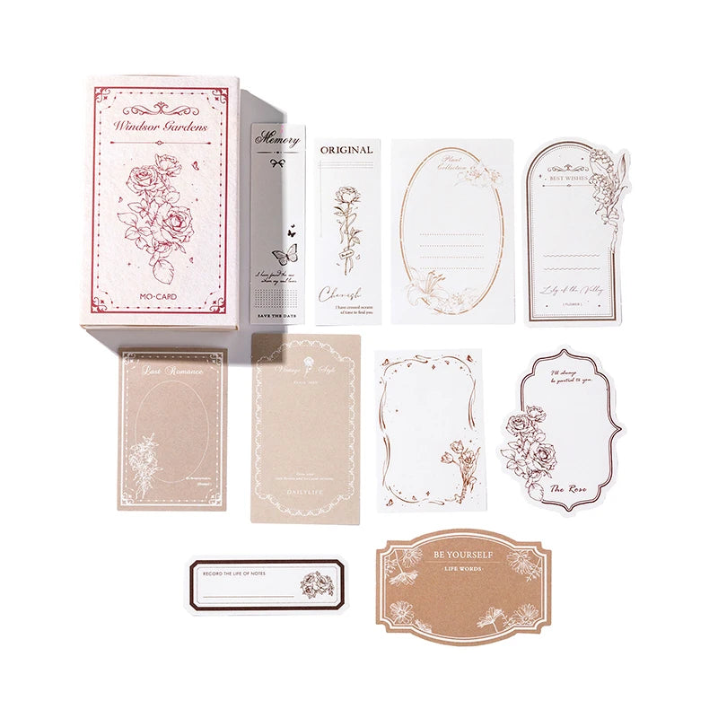 30 pcs/lot Vintage INS Loose leaf memo pad DIY Diary Album Scrapbooking hand made Stationery Craft Supplies Qme 4