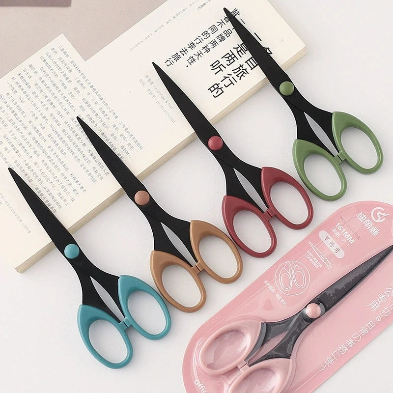1 pc/set Stainless Steel Ultra Sharp Blades and Comfort Grip Handles Scissors - For Office, Home, School, Sewing, And Crafts Qme