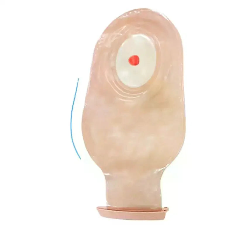 One-piece 20- Cut-to-fit Ostomy Bags Drain Valve Closure Qme