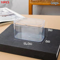 Snack Cookie Storage Boxes Tiramisu Packing Transparent PP Bakery Qme Ellipse Large