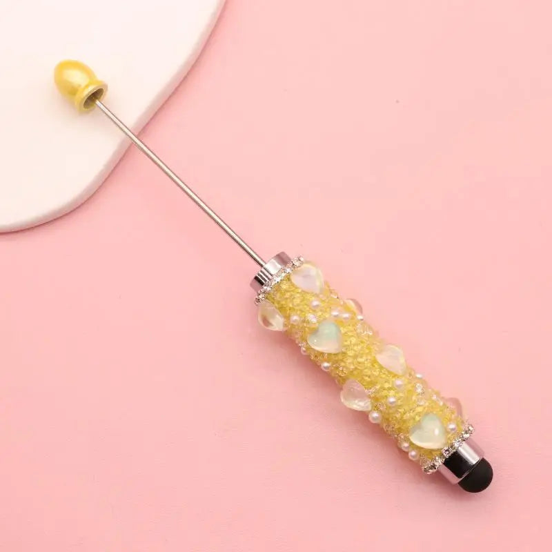 Creative Bead Ballpoint Pen Capacitive Touch Writing Multifunctional Qme A7